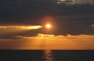 Sonnenaufgang in Caorle am Meer